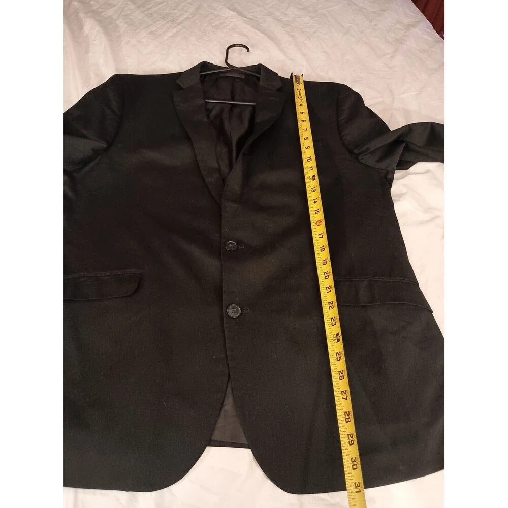 Kenneth Cole Reaction Blazer Jacket Size 46L Black